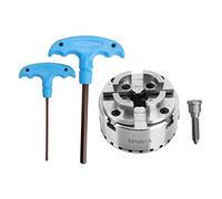 Woodworking Lathe Chuck Woodworking Self-Centering Chuck Mechanical 4-Jaw Lathe Chuck 100mm for Lathe Machine