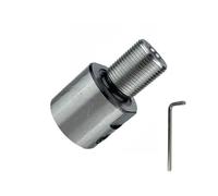 Woodworking Lathe Spindle Adapter, External Thread M14*1 Internal Hole 6/8/10/12/14/15/16/19/24mm, for K01/K02 Mini Lathe Chuck and Electric Drill(24mm)