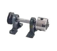 Woodworking Lathe Spindle with Flange Three-jaw Four-jaw Chuck Simple Bead Machine Assembly Set(3 Claw SKU13)