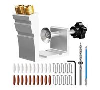 Woodworking Locator 15°Angle Pocket Hole Jig Tool for Accurate Drilling for Woodworkers and Enthusiasts Joinery Work