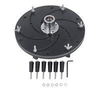 Woodworking Longworth Chuck Aluminum Alloy Self Centering Centrifugal Chuck Black M33*3.5 (300mm)
