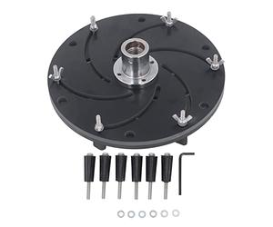 Woodworking Longworth Chuck Aluminum Alloy Self Centering Centrifugal Chuck Black M33*3.5 (300mm)
