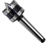 Woodworking Machines Centre Spindle,Multitooth Woodworking Lathe Drive Center Spindle MT1or MT2,for Wood and Metalworking Lathe Woodworking Thimble (MT1)