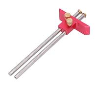 Woodworking Marking Gauge 20cm Clear Scale Double Head Scriber Ruler Measuring Tool