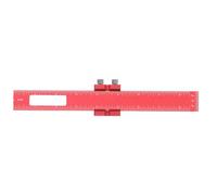 Woodworking Marking Gauge, 8in Adjustable Woodworking Marking Ruler with Pocket Gauge, Large Slider Design for Mechanics, Woodworkers, Rules