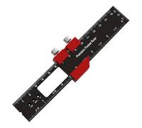 Woodworking Measuring Tools - Precision Marking Gauge and Aluminum Ruler | Scribing Tool for Accurate Layout, Carpentry, DIY Projects, Wood Crafts, Joinery and Workshop Use