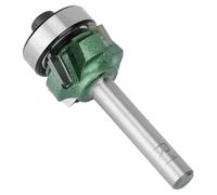Woodworking Milling Cutter 4 Teeth Trimming Cutter Edge Trimmer Router Bit, 1mm Radius Router Bit for (1/4 * R1)