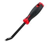 Woodworking Nail Puller Pry Bar Tool for Automobile Tire Maintenance, 200x100x7 mm, Chrome-Vanadium Steel with Rubber Handle, Red+Black
