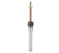 Woodworking Pen Turning Mandrel, Adjustable Lathe Mandrel Tool for Pen Making, 6 mm Diameter 45 Steel Mandrel with Bushing for Wood Turning Lathe Accessories (Straight Handle)