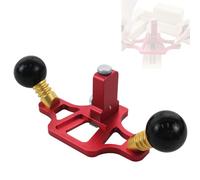 Woodworking Planer Premium Aluminum Alloy Grooving Planer Adjustable Cutting Depth Hand Plane for Trimming Wood Planing Fine Carpentry Furniture Making Red 5.9 x 3.5 x 2.5 Inches