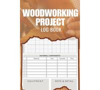 Woodworking Project Log Book: A Handy Journal to Record Project Details, Sketch Ideas, and Organize Woodshop Notes for Beginners and Pros