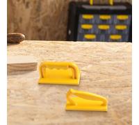 Woodworking Push Block for Table Saws and Router Tables - Ergonomic 3-Direction Auxiliary Feeder, Non-Slip Emery Plastic, 2-Pack