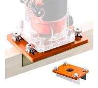 Woodworking Radius Corner Templates, Adjustable Router Guide Tool, 4.96 x 3.62 Inches, Ergonomic Design, Precision Cutting Aid, Arc Slotting and Board Shaping for Joiners Handmade Cabinet Projects