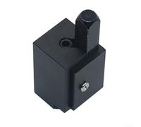 Woodworking Right -Angle Chisel,for Square- Hinge Recesses Mortising, Spring Loaded Corner Chisel Tool,for Door Lock and Cabinet Carving(Black)