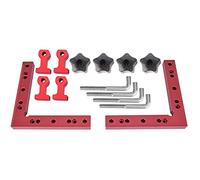 Woodworking Right Angle Fixing Clip L Shape 90 Degrees Ruler Carpenter's Tool (160X160mm)