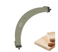 Woodworking Round Angle Radius Patterns, Inside Outside Corner Large Arc Mould,Accurate Angle Router Templates - Internal and External Light Routing Cutting Tool for Projects