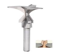Woodworking Router Bit, Arc Bending Integrated Forming Router Bits for Woodworking Milling Cutter, R50 Curved Bending Mill with 1/2 Shaft for 20-36mm Thick Plate