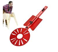 Woodworking Router Gauge, Router Milling Groove Holder - Router Cutter Jig Trimmer Router Base Multifunctional Aluminium Alloy Milling Guide for Cutting and Large Kr