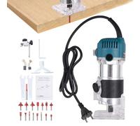 Woodworking Router - Milling Tool, Electric Router for Laminates | Manual Wood Router Tool, Complete Set of Woodworking Tools for Men Slotted Carving