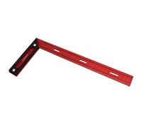 Woodworking Ruler, L Square Hole Ruler L, Red and Black, Wear-Resistant, Precise Marking L Right Angle Ruler for DIY Right Angle Ruler