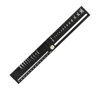 Woodworking Ruler - Metal Rulers | Engineers Set Square | Reversible Geometry Angle Scriber Sliding Rulers for Carpenters Angle Measurement Tool for Construction Engineering Woodworking