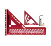 Woodworking Ruler, Precision Multi-Angle Carpenter Square Tool, Versatile Measuring Guide, 20x14x2cm, for Construction, Drafting, Carpentry, and Woodworking Projects Professional Personal