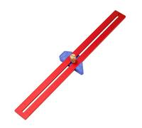 Woodworking Ruler Slide Rule Precisions Tool Adjustable Metal Aluminum Marking Gauge Pocket