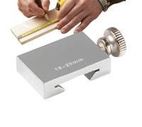 Woodworking Ruler Stopper - Aluminum Alloy Carpentry Stopper, Positioning Scriber Block for Steel Ruler Home Repair Construction Workshop Lightweight Compact Ergonomic Multiuse Versatile Outdoor