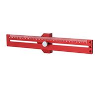 Woodworking Ruler, T Square Ruler T Type Scribing Ruler Slide Rule Aluminium Alloy with Accurate Scale Woodworking Marking Tool for Marking and Measuring