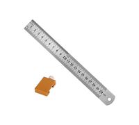 Woodworking Ruler With Positioning Block 50cm Aluminum Measuring Tool For Furniture Assembly Aluminum Woodworking Marking Instrument
