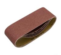Woodworking Sanding Belts 75x457mm for Sanders | Mixed grits 60/80/100/120/240, 5pcs pack, for ideal for coarse to fine sanding tasks on various surfaces