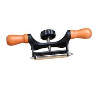 Woodworking Sanding Tool, Chisel Positioning Roller Support, Adjustable with Wooden Handle, 2.36 in Width, 7.87 in Length, for Japanese Chisels and Woodworking