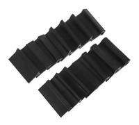 Woodworking Sandpaper Holder Rubber Mat, Three Shapes for Curves | Black Flared, Oval-shaped and Diamond Designs, Right Angle Edges, Suitable for Furniture Refinishing, Drywall Sanding