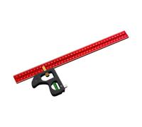 Woodworking Scriber Marking Ruler Square Ruler For Electricians & Carpenters Bubble Marking Level Tool 45-90 Square Degree hollow duty Alloy Alloy measuring Measuring thick,h,eavy tool,aluminu