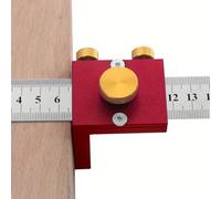 Woodworking Scriber T Square - Precision Marking Tool, Carpenter Layout Ruler | Durable aluminum alloy body with laaser etched scale, multifunctional measurement device designed for timber joinery