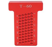 Woodworking Scriber T - Type Ruler, Line Scribing Marking Gauge for Carpenter, Engraved Aluminum Alloy Scriber with Anodic Oxidation Treatment, High Verticality Precision T