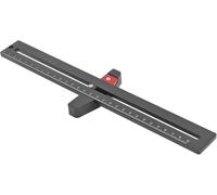 Woodworking Scribing Compass, Aluminum Alloy Parallel Line Arc Drawing Ruler, Metric Circle Marking Gauge for Wood Board Scribing, with Accurate Scales for Horizontal Vertical para Handy and professio