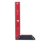 Woodworking Scribing Ruler | Aluminum Alloy L - Shaped 45° Measurement Tool | 300mm Easy Reading Etched Scale | for Furniture Making/DIY Projects/Carpentry