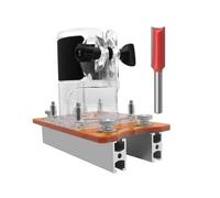 Woodworking Slotting Locator - 2 In 1 Adjustable Multifunctional Portable Grooving Tool - Electric Hand Laminate Engraving Machine - for Home Logging Repair Working Hobby Craft Cabinet Making Furnitur