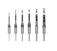 Woodworking Square Hole Drill Bits, Mortise Chisel Drill Bit Tools,1/4, 5/16, 3/8,1/2, 9/16, 5/8 Compatible Power Tool Accessories for Machines (6pcs)