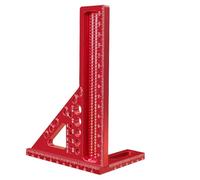 Woodworking Square Protractor Multi-Angle Triangle Ruler Aluminum Measuring Ruler,Miter Layout Square Protractor High Precision Measuring Tool for Engineers