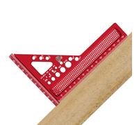 Woodworking Square Protractor | Triangle Ruler 3D Aluminum Measuring Ruler | Miter Layout Square Protractor High Precision Measuring Tool for Engineers