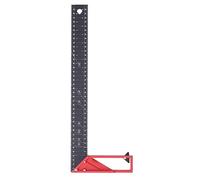 Woodworking Straight Angle Ruler Multi Angle Measuring Tool Adjustable High Precision Aluminum Alloy Marking Gauge for Carpenters Builders Craftsmen 3mm Thickness (3mm thickened all-aluminum alloy