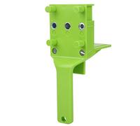Woodworking Straight Hole Punch Locator DIY Carpentry Drilling Doweling Guide Hand Tools for Accurate Wood Joinery Projects ABS Plastic 200x72mm (Green)