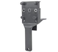Woodworking Straight Hole Punch Locator DIY Carpentry Drilling Doweling Guide Hand Tools for Accurate Wood Joinery Projects ABS Plastic 200x72mm (Grey)