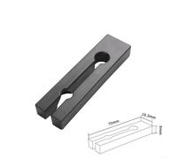 Woodworking T Track Rail Accessories with T Slot Slider Jig Screw Fixture Suitable for Milling Machines Table Saws and Band Saws Metal and Plastic Components (Plastic Slider)