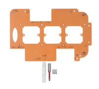 Woodworking Template Set R20 R25 R30 Corner Radius Routing Tool 70x70mm Outlet Opening Template Professional Precision Engineering Wood for Furniture Making DIY Projects