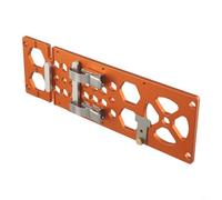 Woodworking Track Saw Square Guide 340mm, 90 Degree Right Angle Positioning Plate for Circular Saws, Aluminum Alloy Stop Rail with Safety Buckle