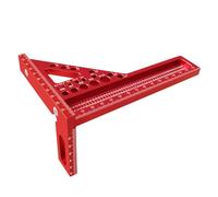 Woodworking Triangle Ruler | 3D Triangle Ruler Multi-Angle Aluminum Measuring - Miter Layout Square Protractor High Precision Measuring Tool for Engineers