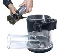 Woodworking Trimmer Base | Multifunctional Woodworking Slotting Machine Dust with Collector Holes | Woodworking Trimming Machine Gadgets for Slot Milling, Drilling